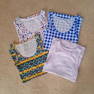 Four Beautiful Colored Tank Tops - Women's Size X-Small